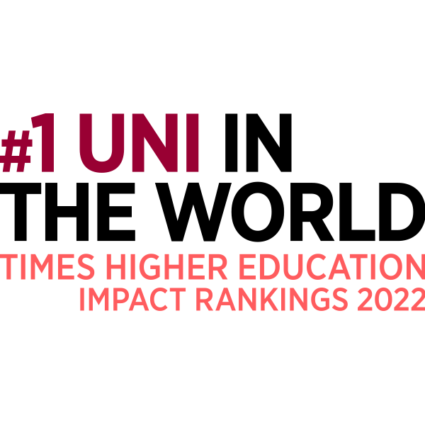 Ranked #1 in the world in the Times Higher Education Impact Rankings